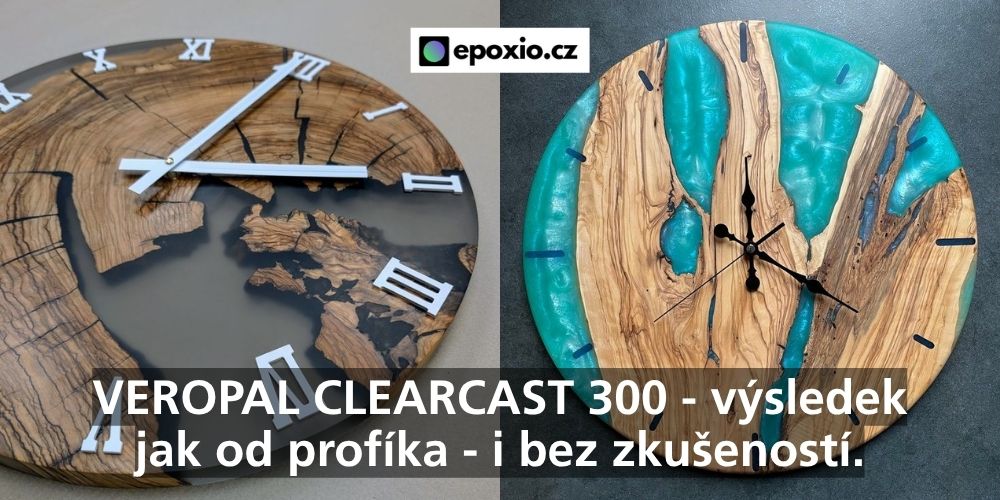 HODINY Z EPOXIDU vEROPAL cLEARCAST 300